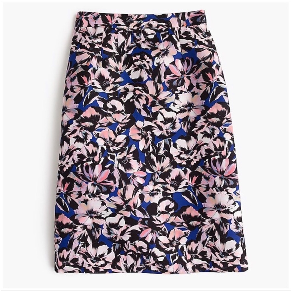 J crew floral skirt